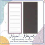 Utron 4 Pack Magnetic Notepads for Refrigerator, 50 Pages/Book Grocery List - Image 5