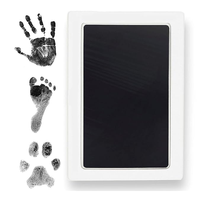 Clean Touch Ink Pad for Baby Handprints and Footprints – Inkless Infant Hand & by TinyGifts