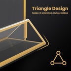 5x7 Gold Acrylic Sign Holder, 12 Pack Wedding Table Number Stands - Image 6