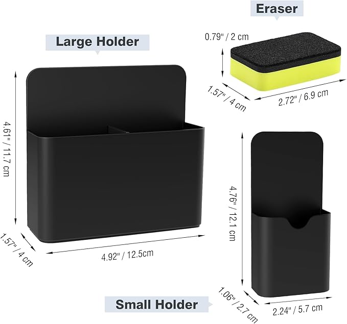 MoKo Magneitc Dry Erase Marker Holder Set, 1 Large - Image 7