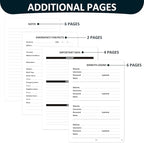 Comkiso Address Book with Individual Alphabetical Tabs Laminated, Large Print - Image 4