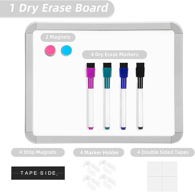 VUSIGN Small Dry Erase Whiteboard, 8.5 x 11 Inches White Board - Image 6