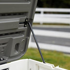 Decksplore 100 Gallon Outdoor Storage Box Waterproof Lockable Resin Deck Box - Image 3