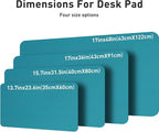 Aothia Leather Desk Pad Protector, Mouse Pad, Office Desk Mat, Non-Slip PU - Image 7