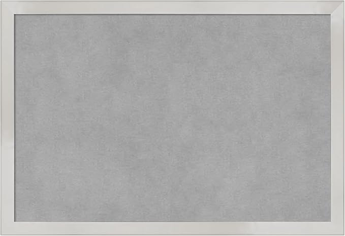 Amanti Art Silver Framed Magnetic Board 13x19 Small Vision Board by AmantiArt