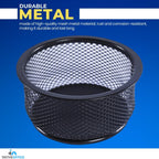1InTheOffice Mesh Paper Clip Holder For desk, Paperclip Holder (2 Pack)