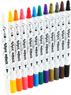 TRANSON 12 Color Bold and Fine Dual-tip Acrylic Paint Pen Set - Image 8