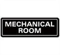 Mechanical Room Sign – Equipment Room Sign, Premium Durable Acrylic Material by Unknown