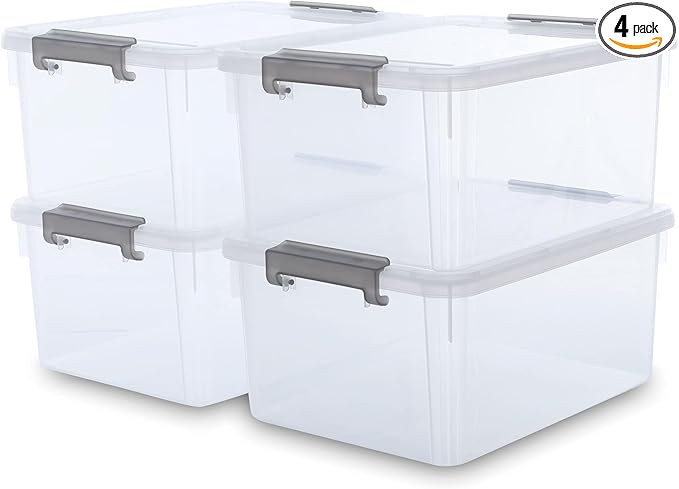 Citylife 17 QT Plastic Storage Bins by Unknown