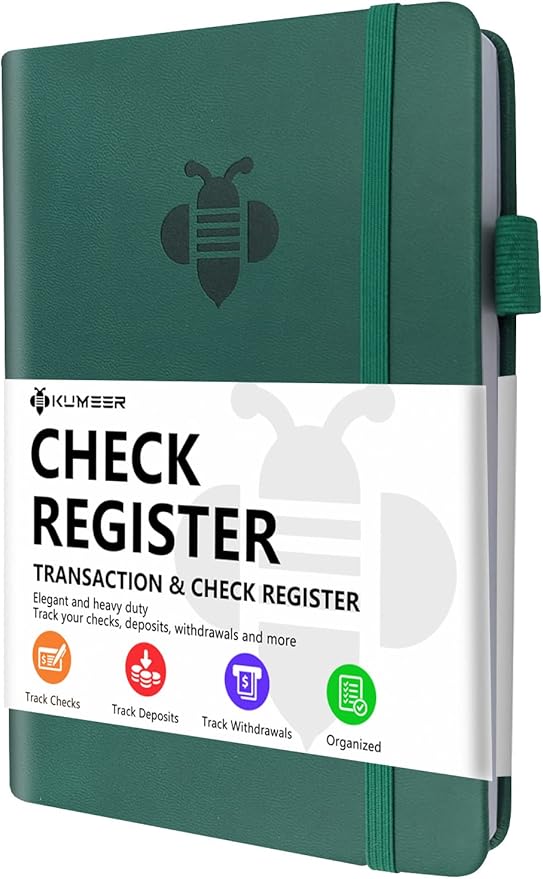 KUMEER Check Register – Elegant Check Registers by KUMEER
