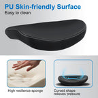 office chair ergonomic desk chair, computer pu leather, side view