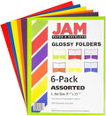 JAM PAPER Laminated Two Pocket Glossy School Folders by JAMPaper