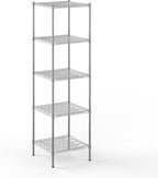 Regal Altair 24" Deep x 24" Wide x 86" Height Wire Shelving Kit | 5-Tier | NSF by Regal+Altair