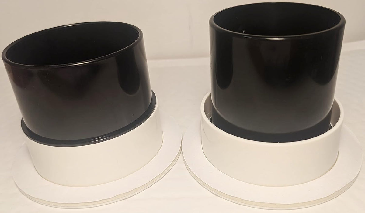 GTW4 4" wall Pass Through Grommet System for Cable Management, Double La...