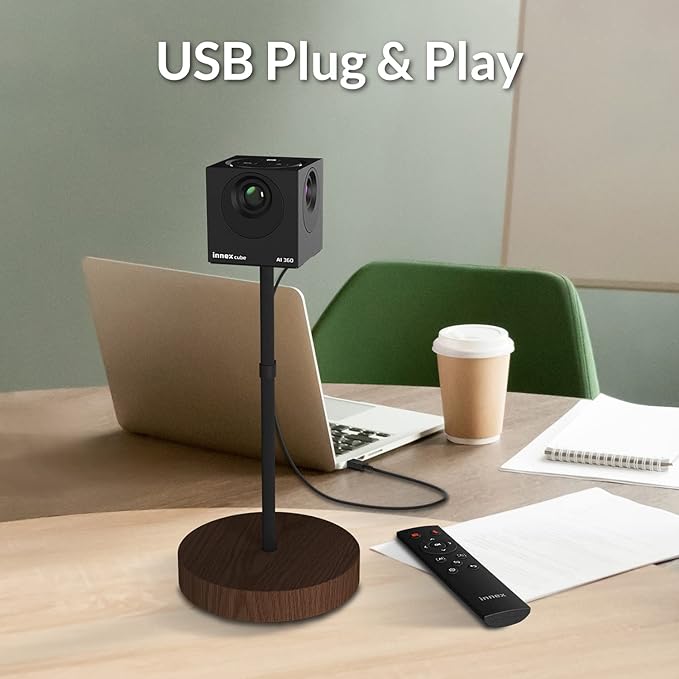Innex Cube 4K 360 Degree Video Conference Camera - Image 6