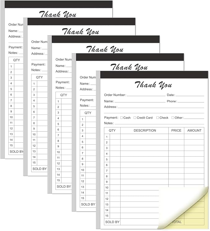 Thank You Receipt Book by Yaridar