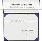Diploma Cover 8.5” x11” Diploma Holder of Graduation Leatherette Padded - Image 2