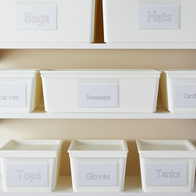 Juvale 100-Pack Clear Index Card Pockets - Image 3