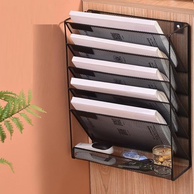 Kuntine.B 6-Tier Wall File Organizer Hanging File Organizer Cubicle Organizer - Image 6