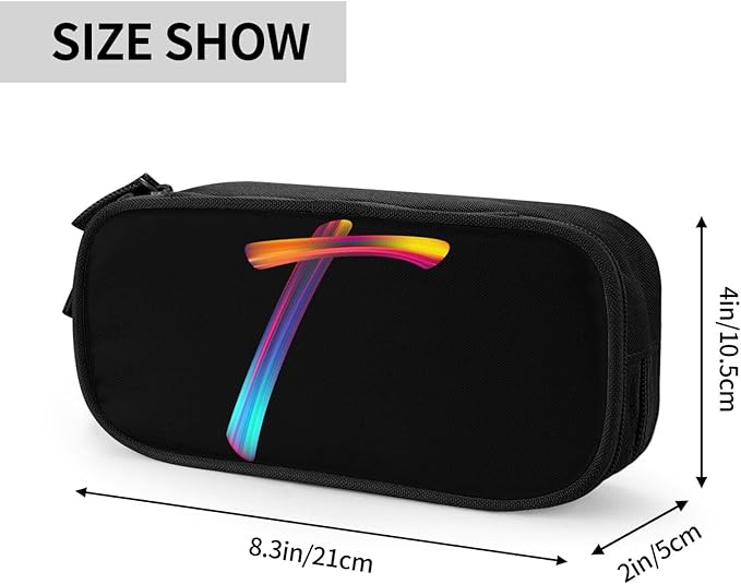 Pazacon Cute Initial Pencil Case - Image 2