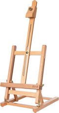 DJAR 25" Tabletop Easel for Painting, Adjustable Beech Wood Table Top Wooden by DJARARTTOOL