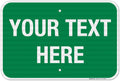 Personalized Custom Green Background Customize