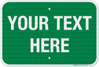 Personalized Custom Green Background Customize