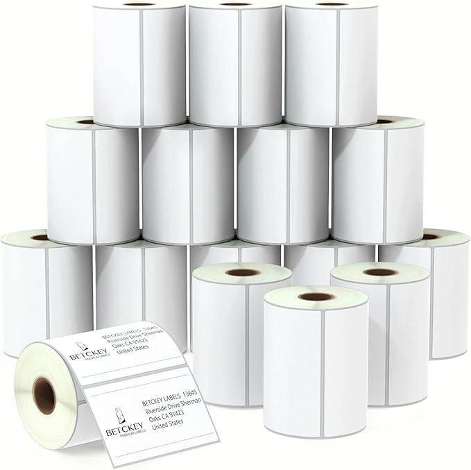 BETCKEY - 4" x 2.5" Shipping & Multipurpose Labels Compatible by BETCKEY