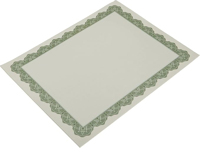 Geographics® 30% Recycled Blank Parchment Certificates, 8 1/2" x 11", Optima - Image 4