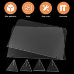 ELAYARD 5pcs Acrylic Desktop Whiteboards Clear Writing Message Boards Simple - Image 9