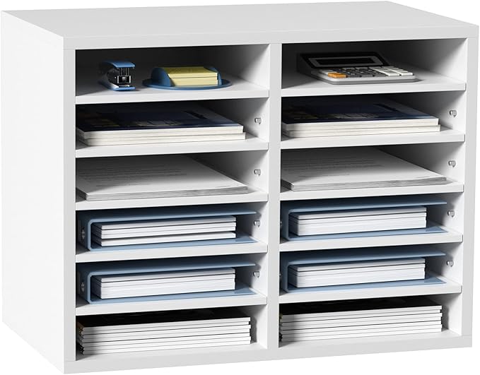 VEVOR Literature Organizers, 12 Compartments Office Mailbox by VEVOR