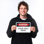 Custom Danger Sign, OSHA Sign, 10x7 Inches, Rust Free .040 Aluminum, Fade - Image 2