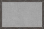 Amanti Art Grey Framed Magnetic Board 23x35 Large Vision Board by AmantiArt