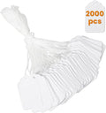2000 PCS White Price Tags, 1.75 x 1.1 Inches, Goefun Gift Tags by Goefun