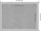 Amanti Art Silver Framed Magnetic Board 23x31 Medium Vision Board - Image 4