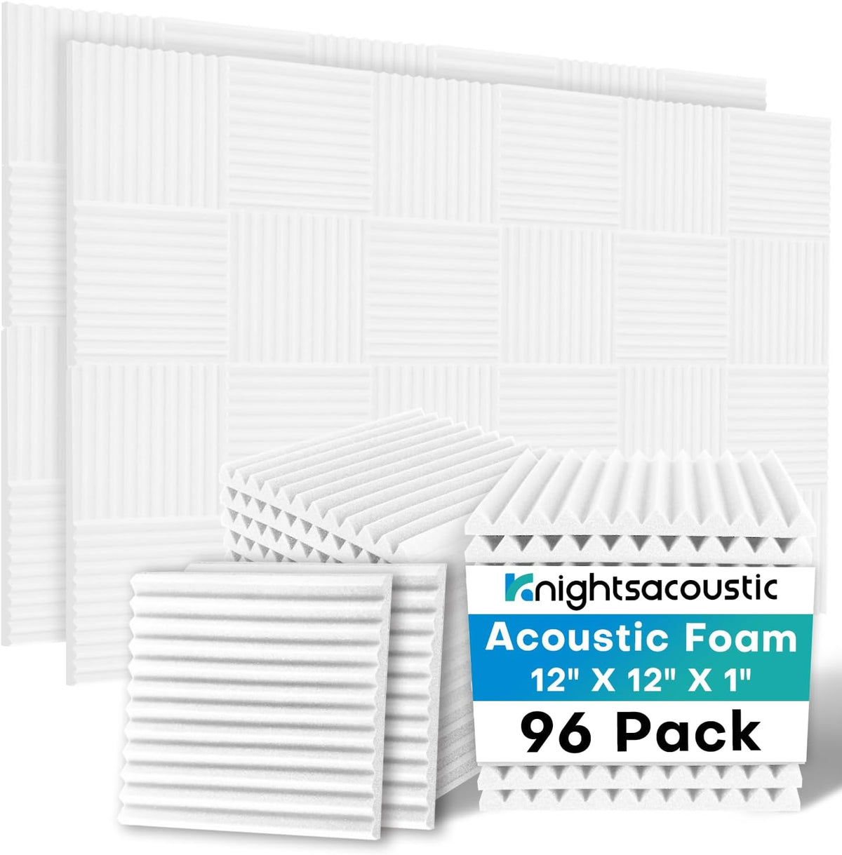 96 Pack Sound Proof Foam Panels