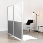 VIVO Modular Wall System, 2 PET and Whiteboard Panels, Professional Office - Image 2