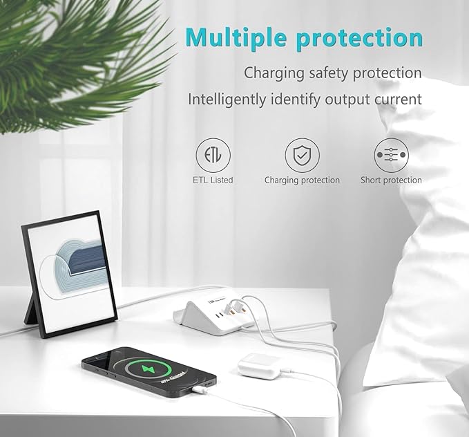 VHBW USB Charging Station, 6 Port 3USB-A and 3USB-C Charging Station - Image 7
