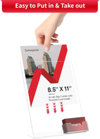 Acrylic Sign Holder 8.5 x 11 Inches - Image 4