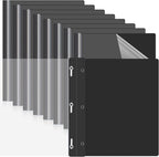 Teling 48 Pcs Clear Front Report Covers by Teling