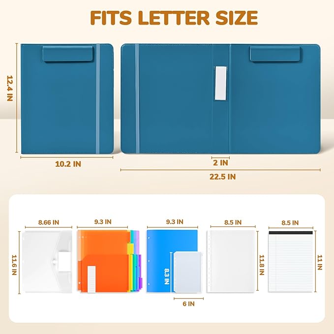 JoyCat 3 Ring Binder Clipboard - Image 7