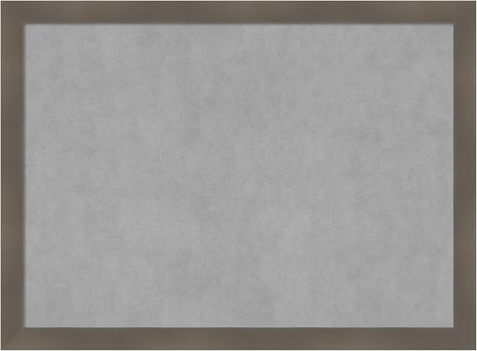 Amanti Art Grey Framed Magnetic Board 22x30 Medium Vision Board by AmantiArt