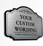 Custom Decorative Outdoor Signs, Personalized Aluminum, Customized Driveway Sign by SpeedyOrders