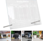 COHEALI Transparent Acrylic Memo Board Erasable Writing Message Board - Image 8
