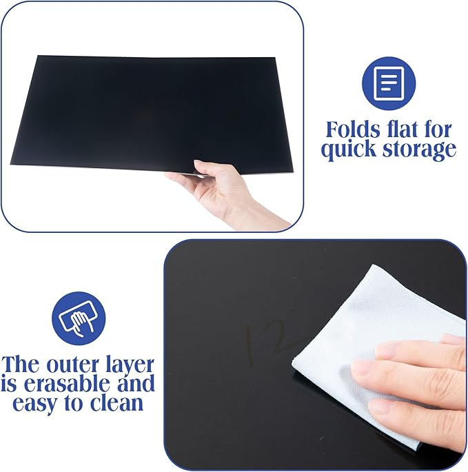Crtiin 24 Pcs Privacy Folders for Students Desk Dividers Standard School - Image 4