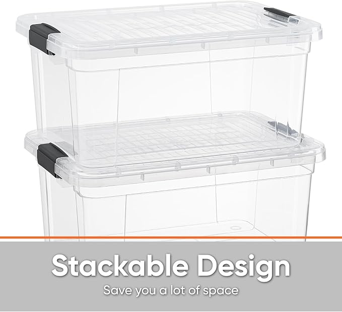 Superio Clear Storage Boxes - Image 3