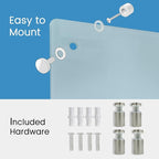 Magnetic Glass Writeboard 40"x60" Premium Tempered Dry Erase Boards Wall - Image 5