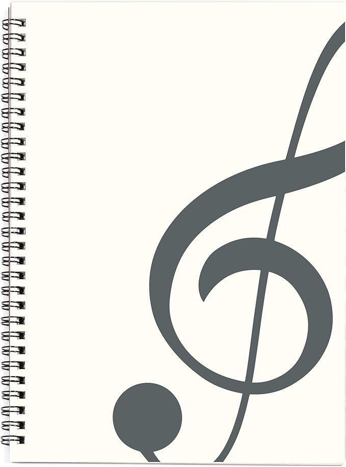 MAXCURY Blank Sheet Music Composition Manuscript Staff Paper Art Music Notebook by MAXCURY