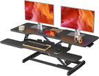JYLH JOYSEEKER 42 inch Standing Desk Converter, Height Adjustable Desktop