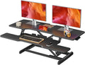 JYLH JOYSEEKER 42 inch Standing Desk Converter, Height Adjustable Desktop by JYLHJOYSEEKER